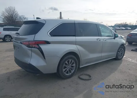 2022 Toyota Sienna Xle из США, поврежденный, VIN 5TDYSKFC7NS071873